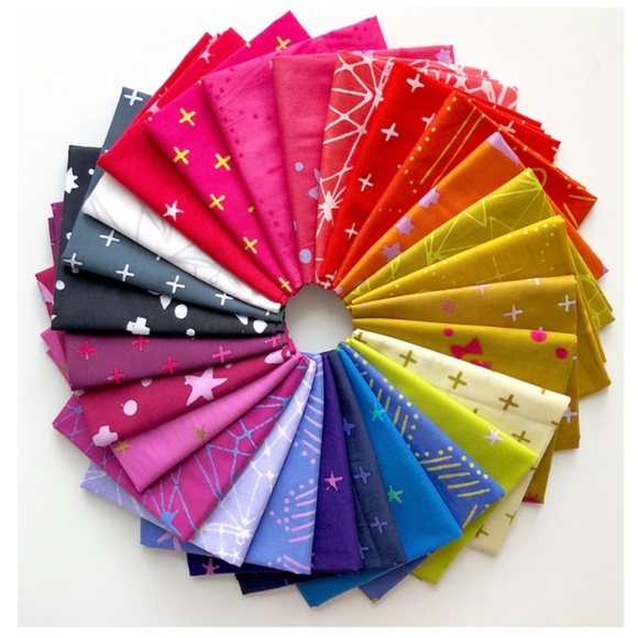 Quilting cotton - Batik fat quarter bundle by Alison Glass - Picture 3 of 3